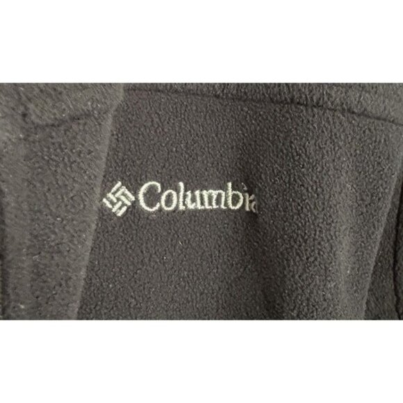 Women's Columbia Interchange Fleece Jacket Size Large Black Full Zip Pockets - Picture 8 of 9